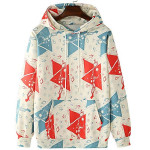 Stylish Latest Printed Pullover Cotton Hooded Hoodies Sweatshirt
